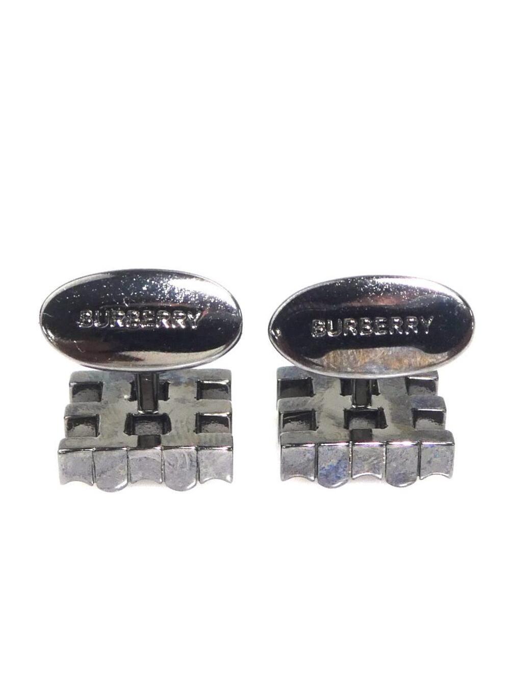 Auth Burberry Cufflinks Gunmetal Metal #284444B93B - Picture 7 of 8